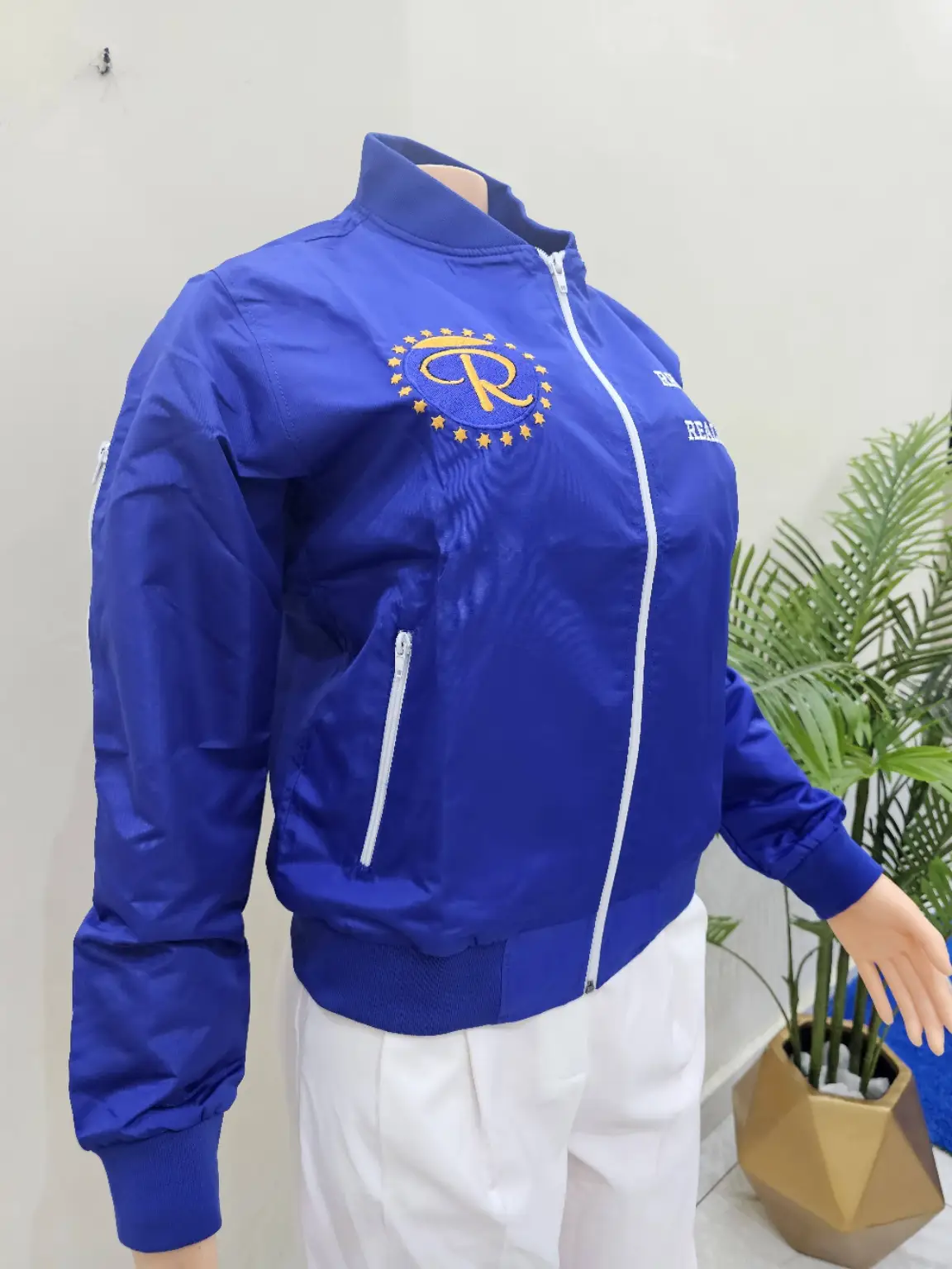 Blue Bomber Jacket